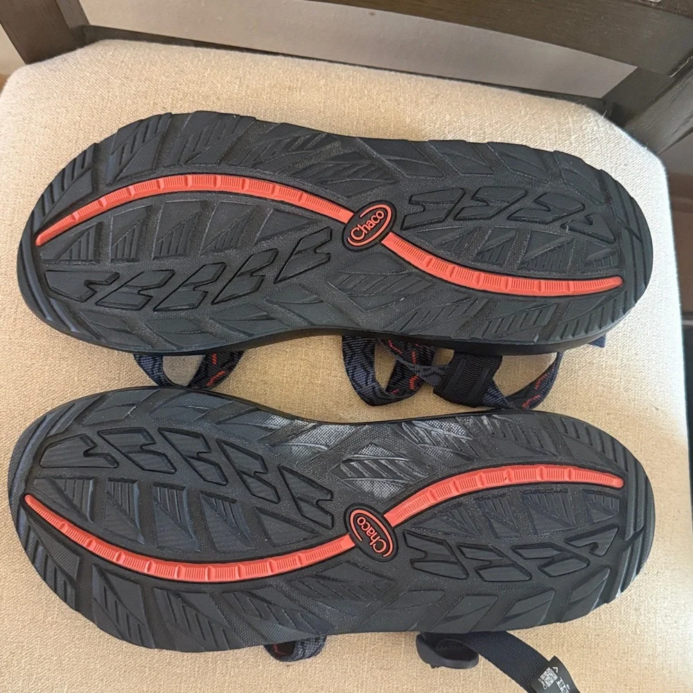 Chaco Men’s Z2 Classic Adjustable Strap Sandals Navy Blue Black Size 13